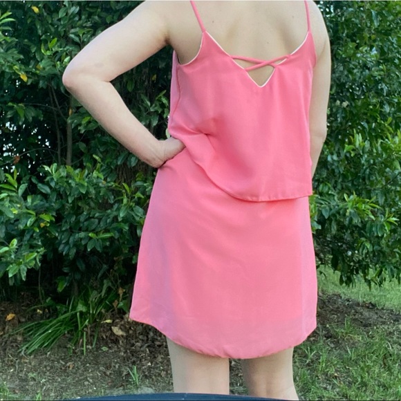 Light Pink Tiered Dress - Picture 2 of 9